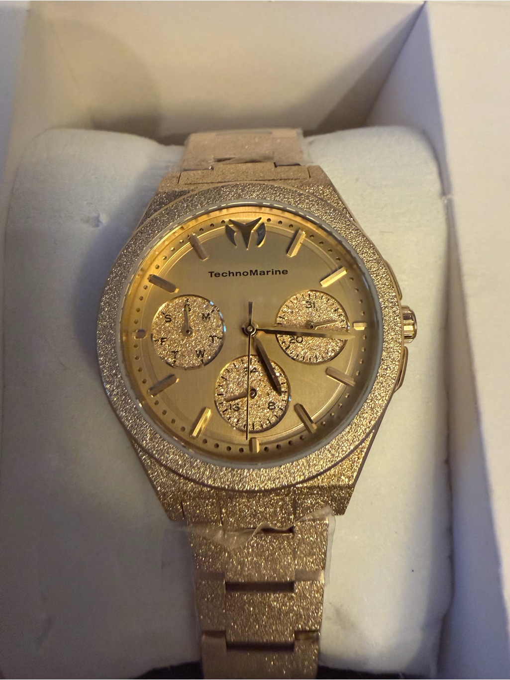 Technomarine Gold Ocean Empress 34 Mm Watch